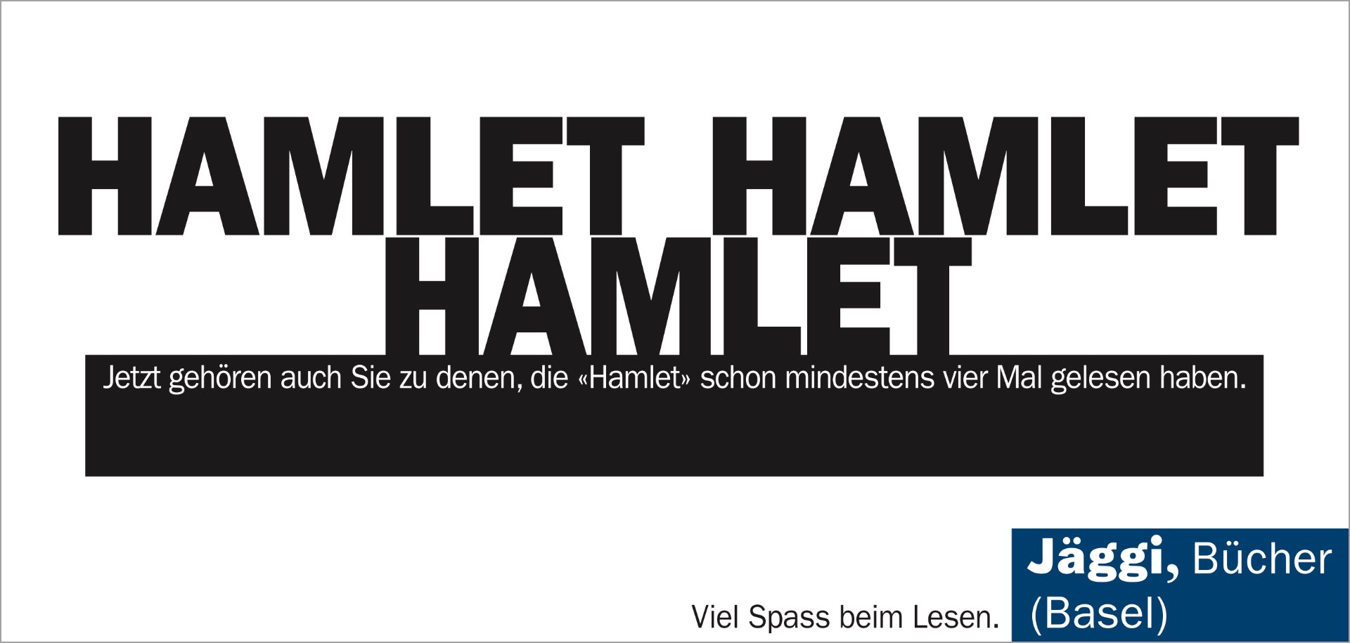HAMLET, HAMILET, HAMLET